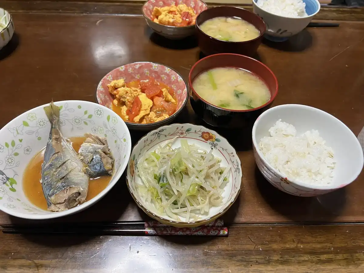 実家のご飯