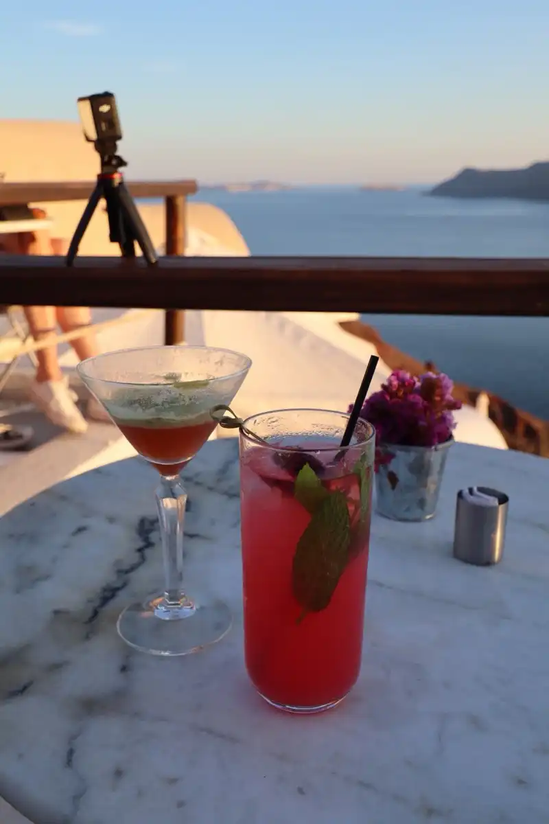 飲みかけのドリンク
